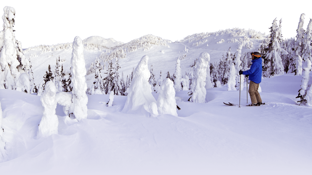 Betoverend landschap in Sun Peaks.